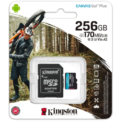 كرت ذاكرة Kingston SD 256GB للكاميرات