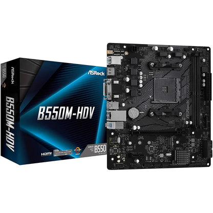ASRock B550M-HDV AMD AM4 DDR4 motherboard in Jordan by Al-Samman Computer