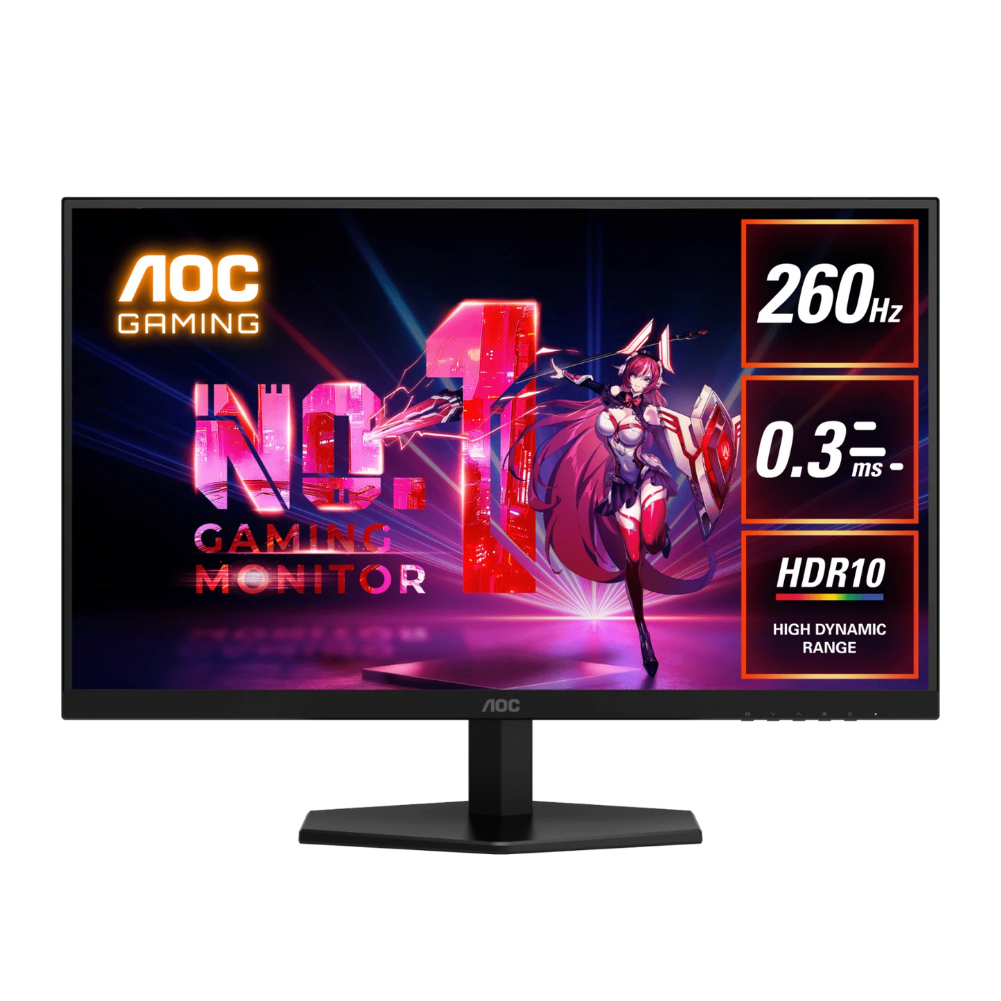 AOC Q27G4ZE Gaming Monitor 27-inch QHD 260Hz | Alsamman for computer