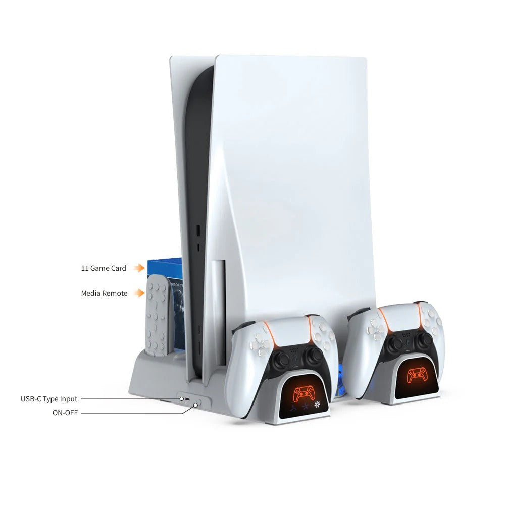 PS5 Slim & PS5 Pro Cooling Charging Stand Jordan