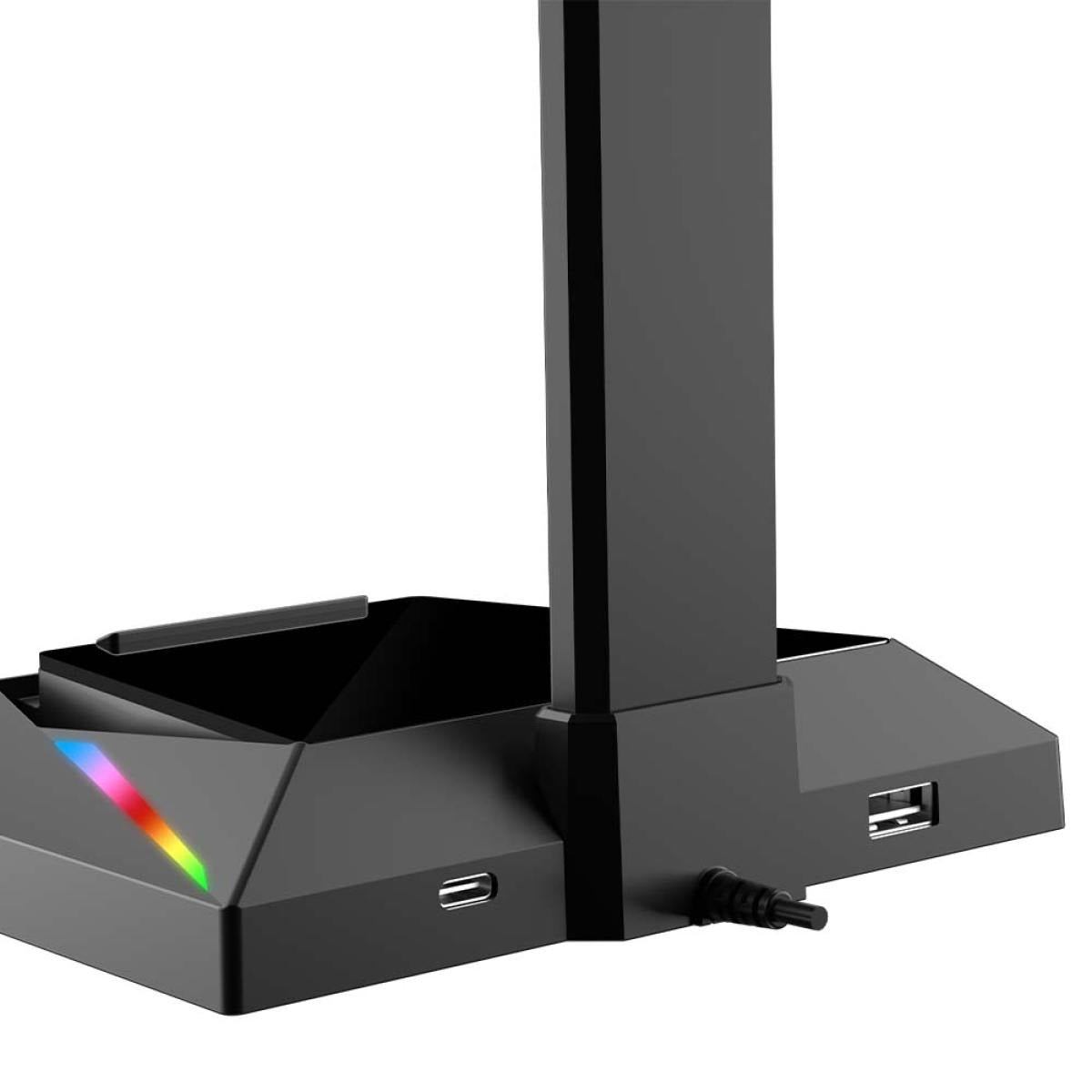 Meetion U003 RGB Gaming Headset Stand USB interface