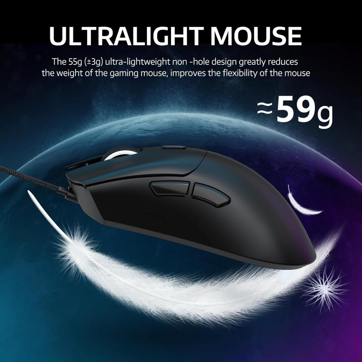 ATTACK SHARK R1 Wireless Gaming Mouse Jordan