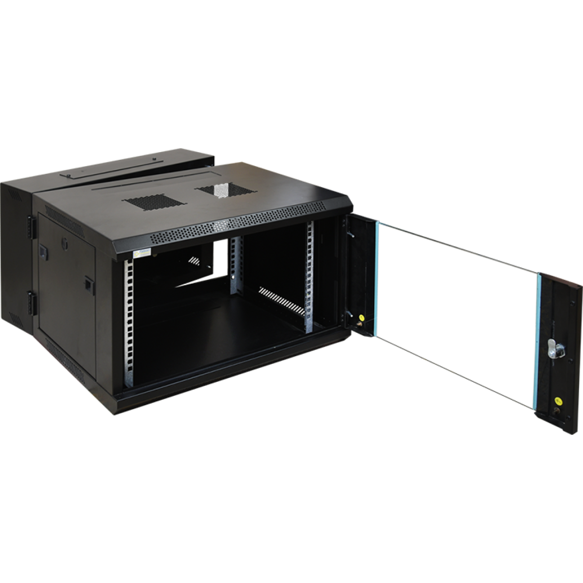 6U Wall Mount Server Rack Cabinet 600x450x350mm with 4-socket PDU and cooling fan in Jordan Amman and Irbid from SAMMAN.JO and AlSamman For Computer