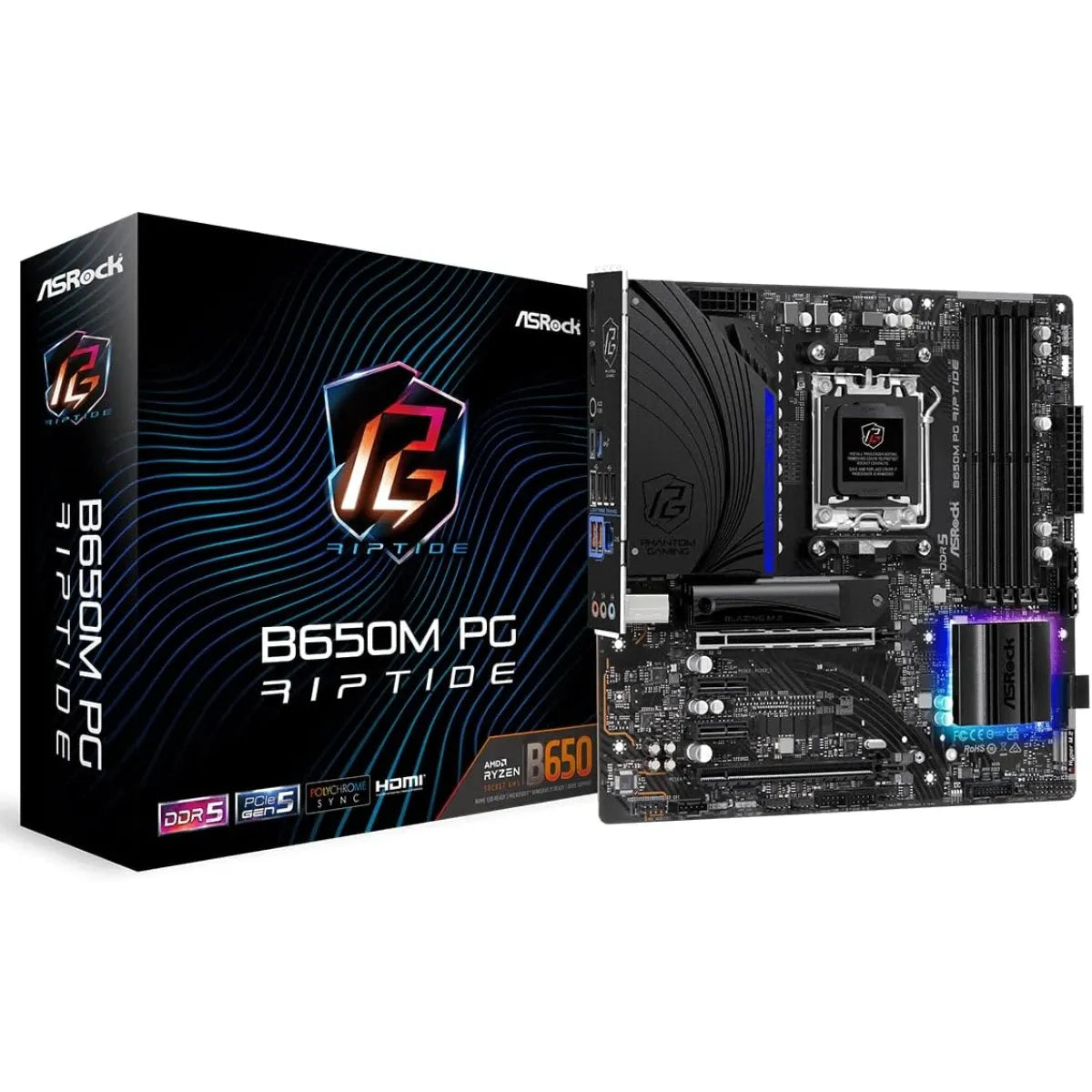 ASRock B650M PG Riptide WiFi DDR5 Motherboard | Irbid, Amman |Alsamman