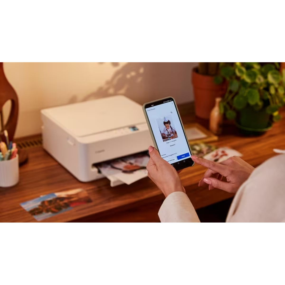 Canon PIXMA TS6540i wireless all-in-one printer for printing scanning and copying from Al-Samman Computer in Amman and Irbid Jordan
