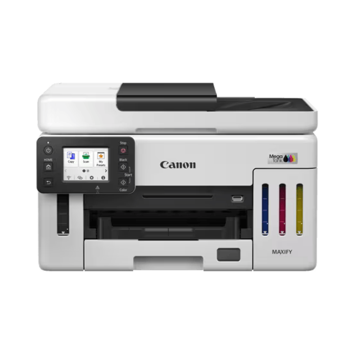 Canon MAXIFY GX6140 wireless MegaTank refillable ink printer with auto duplex 50-sheet ADF Wi-Fi Ethernet and color touchscreen from SAMMAN.JO