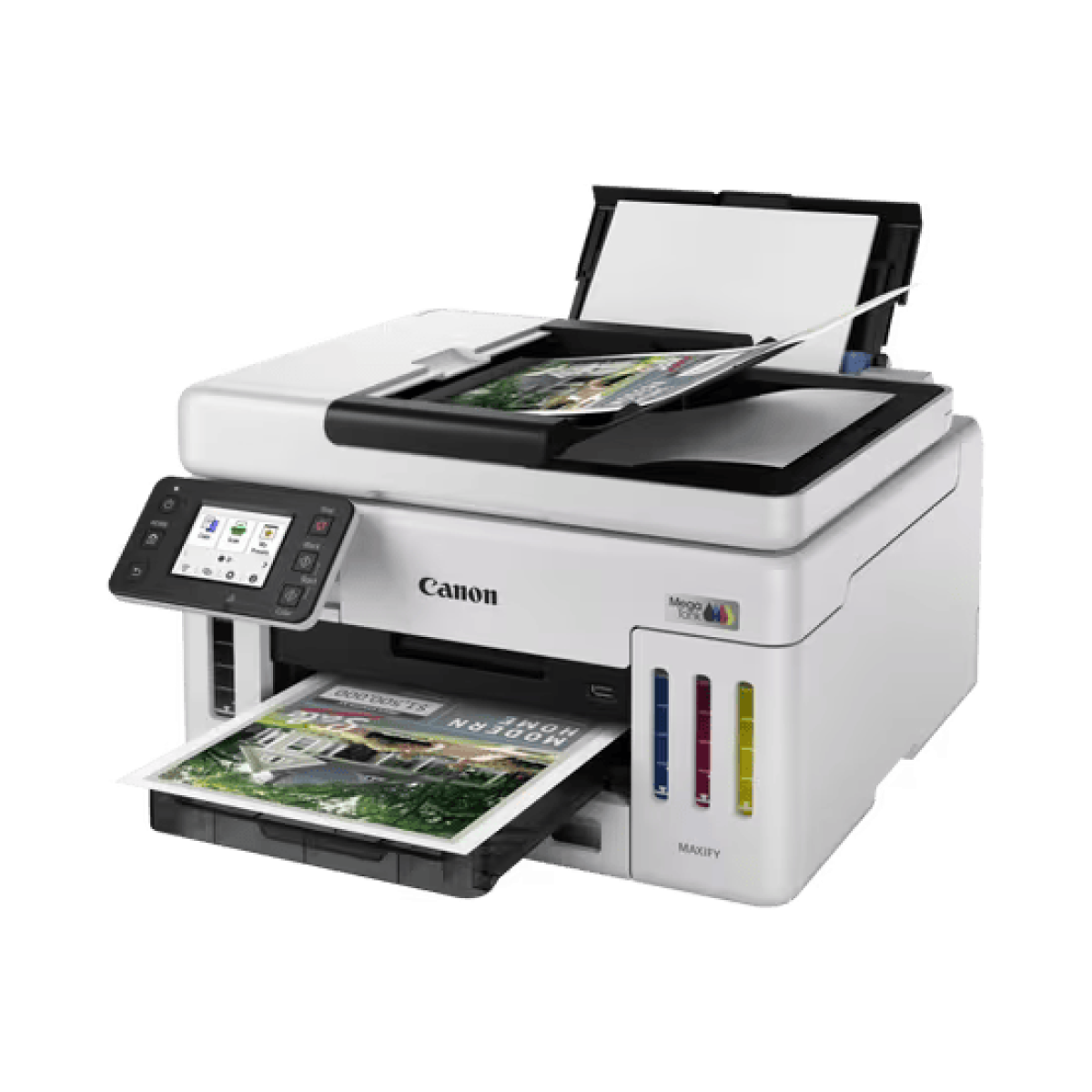 Canon MAXIFY GX6140 wireless MegaTank refillable ink printer with auto duplex 50-sheet ADF Wi-Fi Ethernet and color touchscreen from SAMMAN.JO