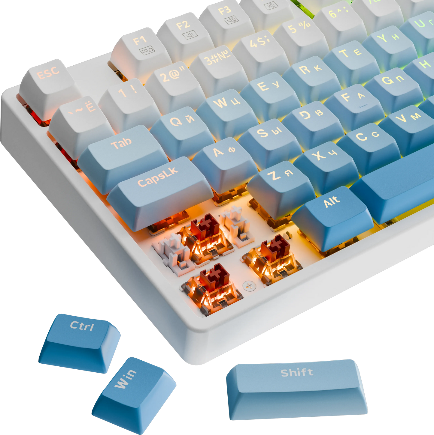 Redragon K645W 87-Key RGB Mechanical Gaming Keyboard