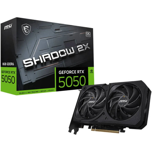 بطاقة رسومات RTX 5050 SHADOW 2X OC 8GB GDDR6