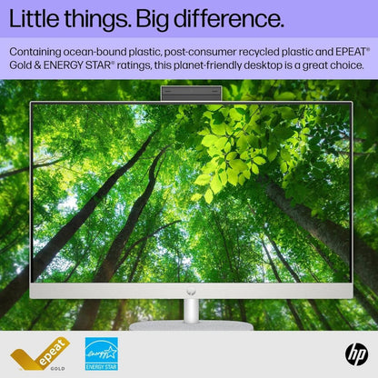 HP All-in-One 24-cr0040ne white PC with Core i7-1355U 8GB DDR4 512GB NVMe SSD and 23.8-inch IPS FHD display in Jordan Amman and Irbid from SAMMAN.JO and AlSamman For Computer