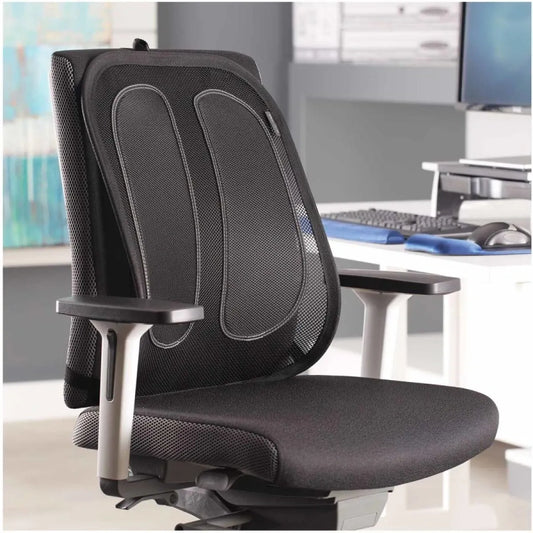 Fellowes Office Suites Mesh Back Suppor Mesh Fabric Tri-tensioning - Black