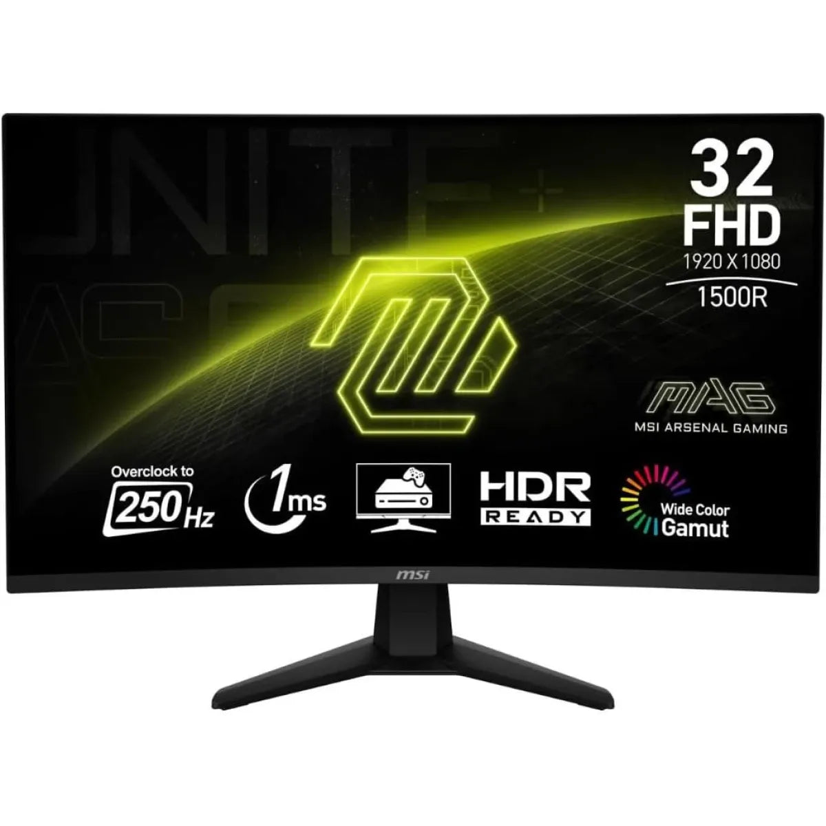 MSI MAG 32C6X 32-Inch Curved Gaming Monitor 250Hz