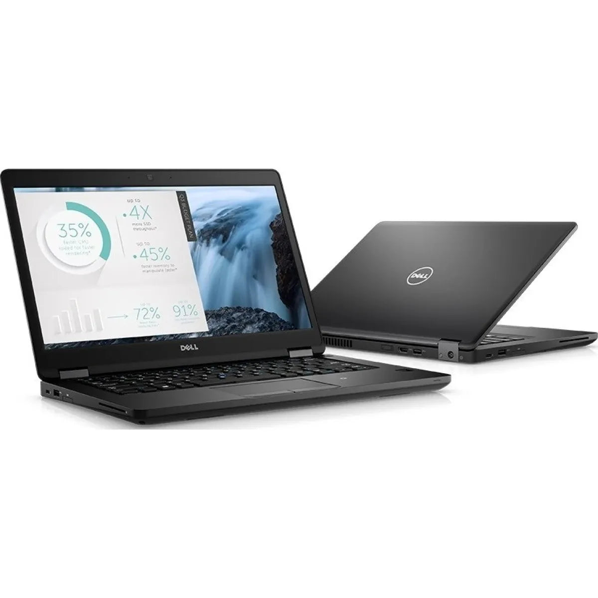Dell Latitude 5490 business laptop with 8th Gen Intel Core i7, 8GB DDR4 RAM, 256GB SSD, 14-inch Full HD anti-glare display, Intel UHD Graphics 620 and USB-C HDMI VGA ports in excellent condition at SAMMANPC AlSamman For Computer in Amman, Irbid, Jordan