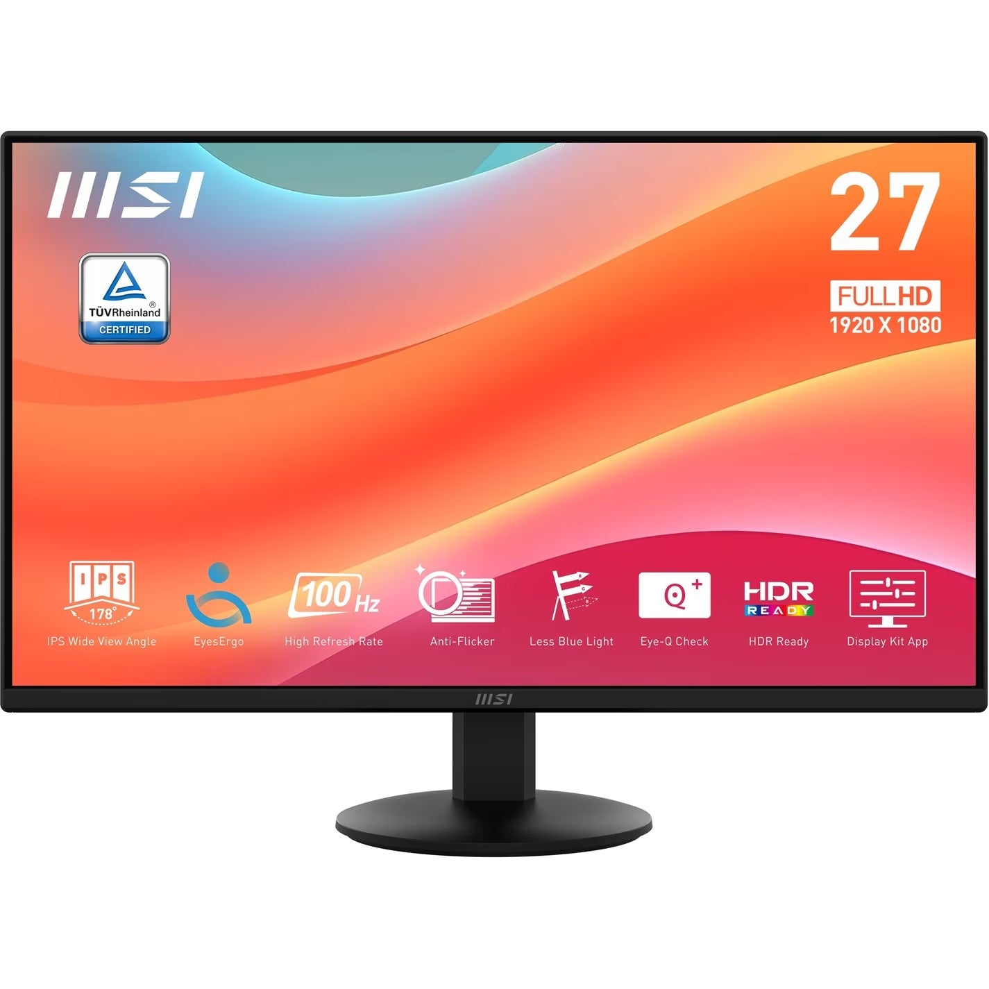 MSI PRO MP272L 27-Inch IPS Full HD 100Hz 1ms Monitor