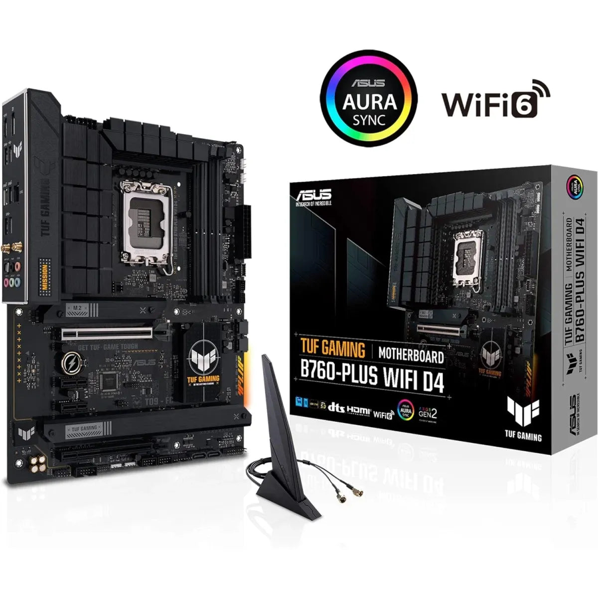 ASUS TUF GAMING B760-PLUS WIFI DDR5 Intel Motherboard PCIe 5.0