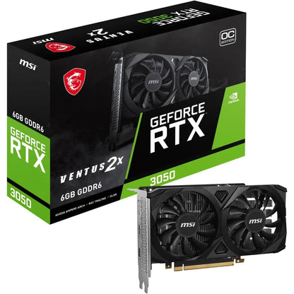 بطاقة رسومات RTX 3050 VENTUS 2X E OC 6GB GDDR6