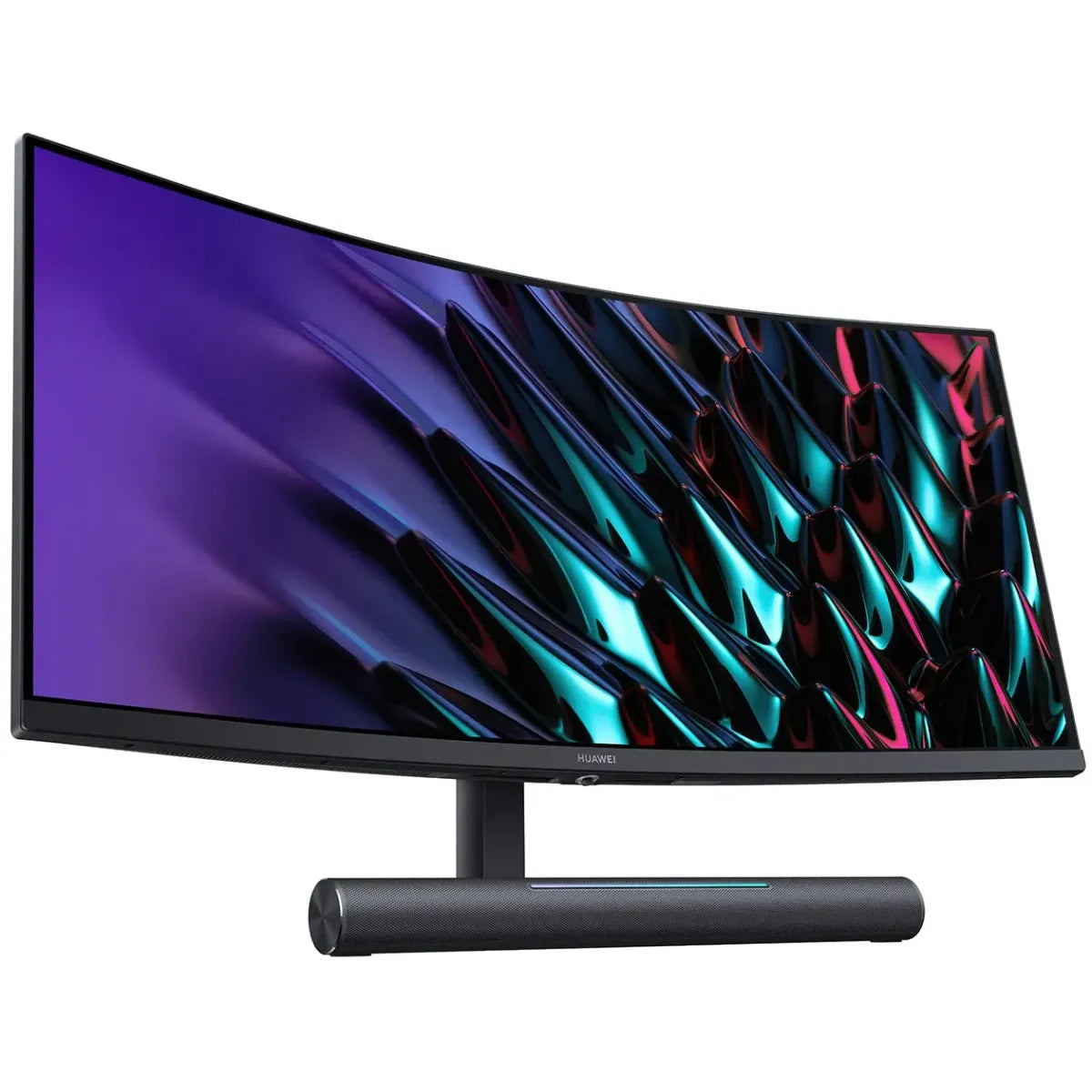 شاشة ألعاب HUAWEI MateView GT مقاس 34 بوصة بدقة 3K ومعدل تحديث 165 هرتز، منحنية فائقة الاتساع بانحناء 1500R، وألوان سينمائية بمستوى P3
