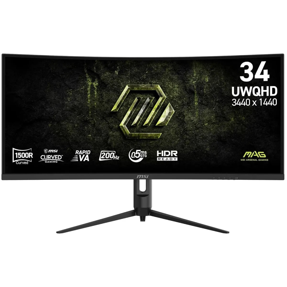 شاشة MSI MAG 342CQRF E20 مقاس 34 بوصة UWQHD 200Hz