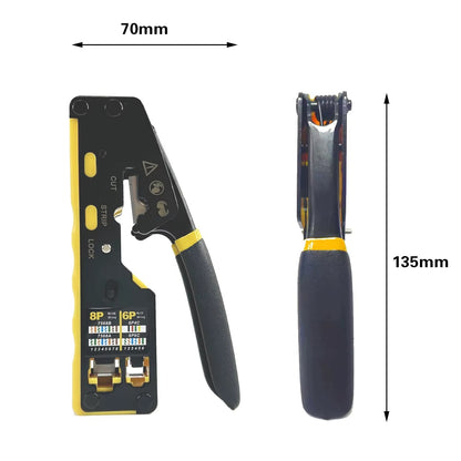 كماشة شبكة متعددة RJ45 RJ11 احترافية