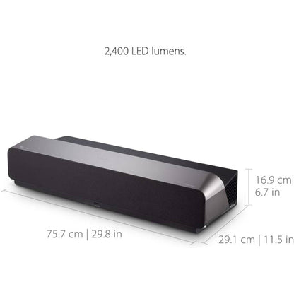 ViewSonic X1000-4K+ 4K HDR ultra short throw smart LED projector with 40W Harman Kardon soundbar Wi-Fi and Bluetooth from SAMMAN.JO