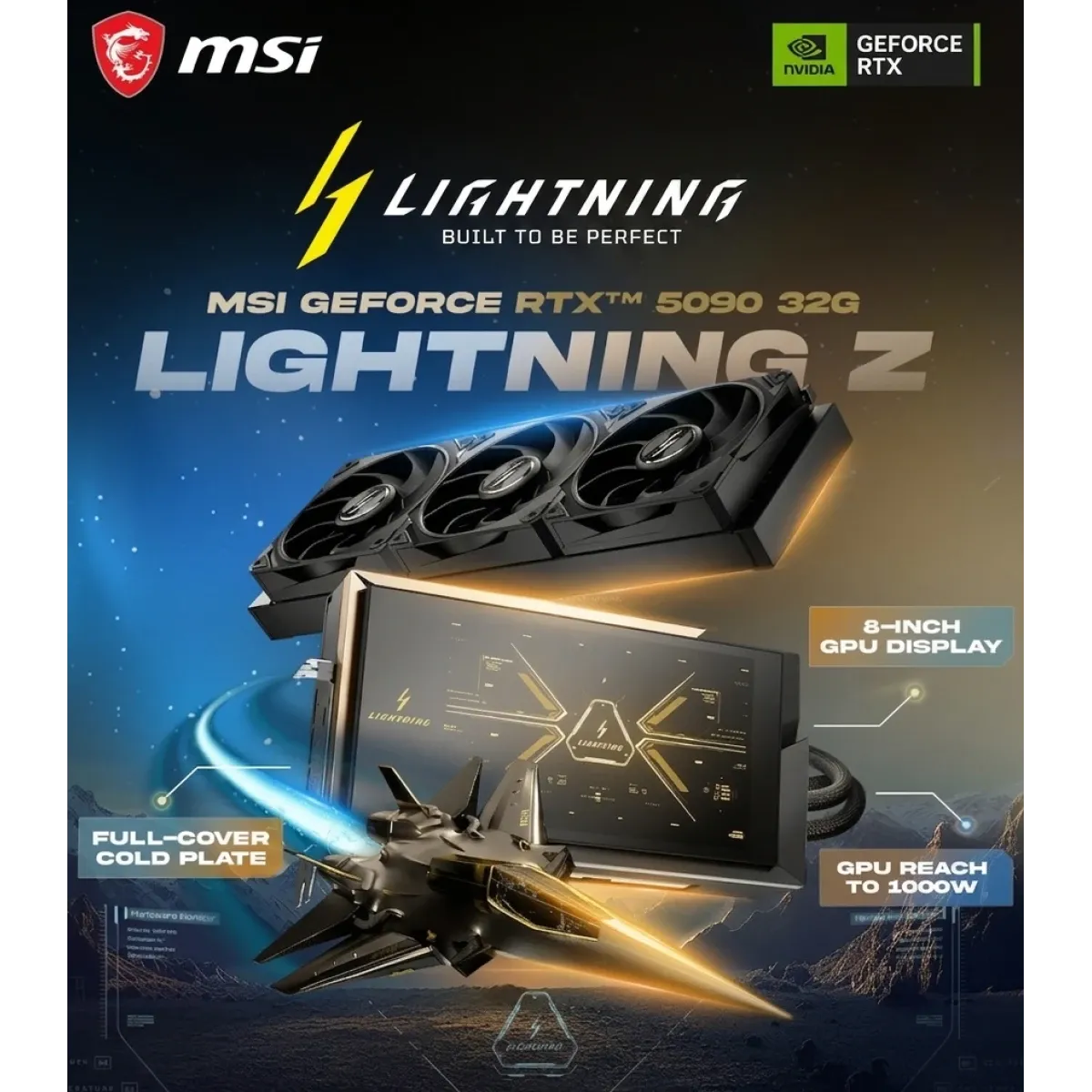 بطاقة رسومات RTX 5090 LIGHTNING Z 32GB GDDR7