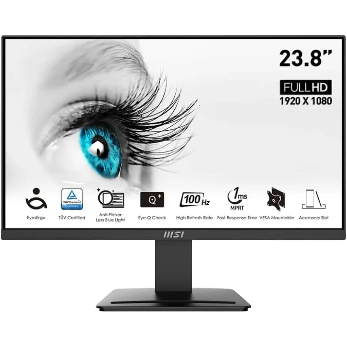 MSI PRO MP2412 23.8 inch FHD 100Hz VA Monitor from Al-Samman Computer Jordan