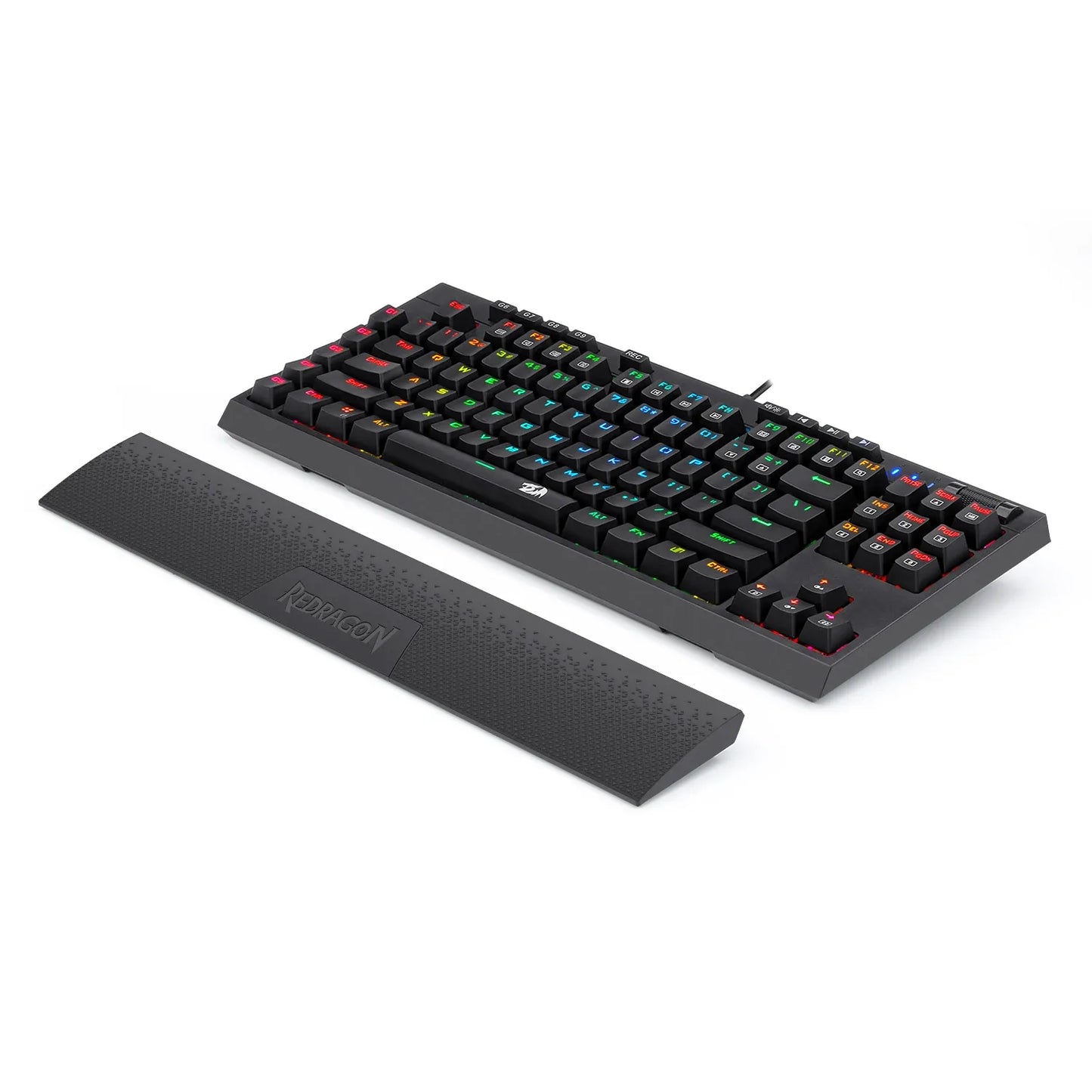 Redragon K588 RGB Mechanical Gaming Keyboard with Macro Keys & Palm Rest