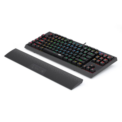 Redragon K588 RGB Mechanical Gaming Keyboard with Macro Keys & Palm Rest