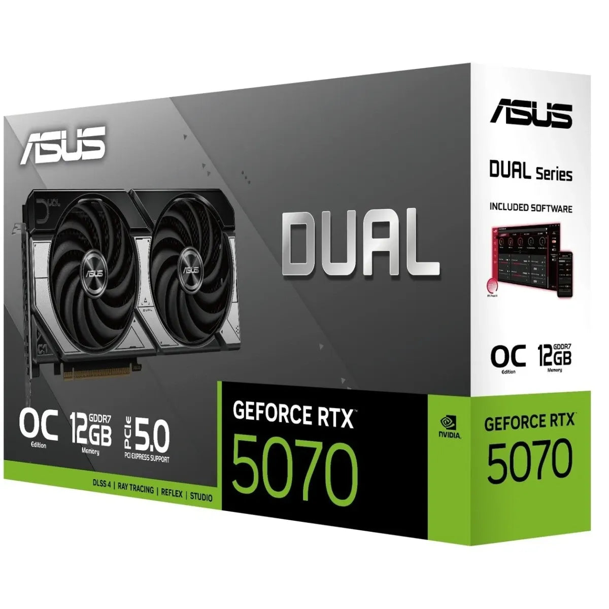 بطاقة رسومات RTX 5070 Dual OC 12GB GDDR7