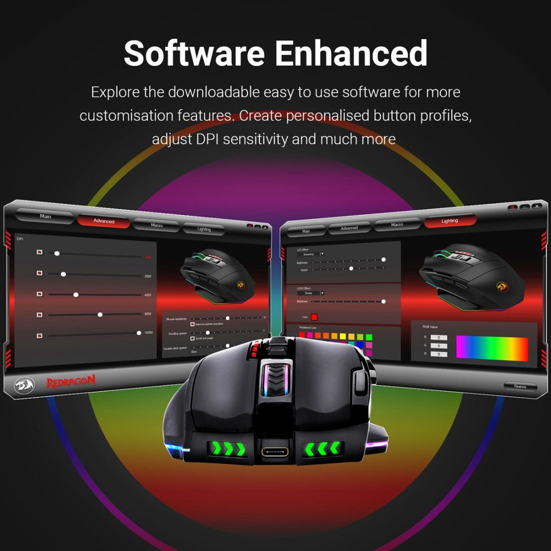 Redragon M801 RGB Sniper Gaming Mouse