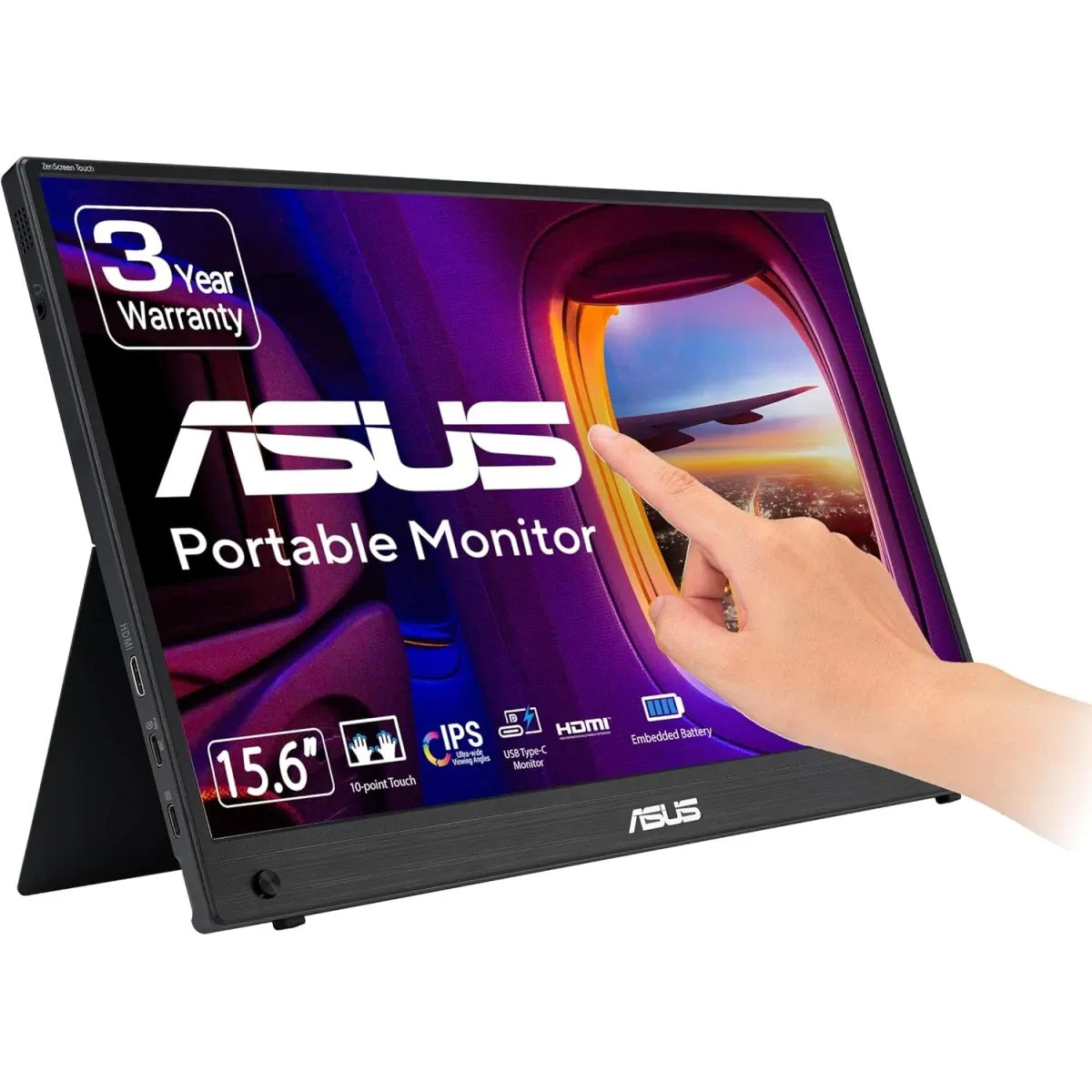 ASUS ZenScreen MB16AHT 15.6 inch FHD IPS 10-point touch portable monitor with USB-C and Mini HDMI in Jordan Amman and Irbid