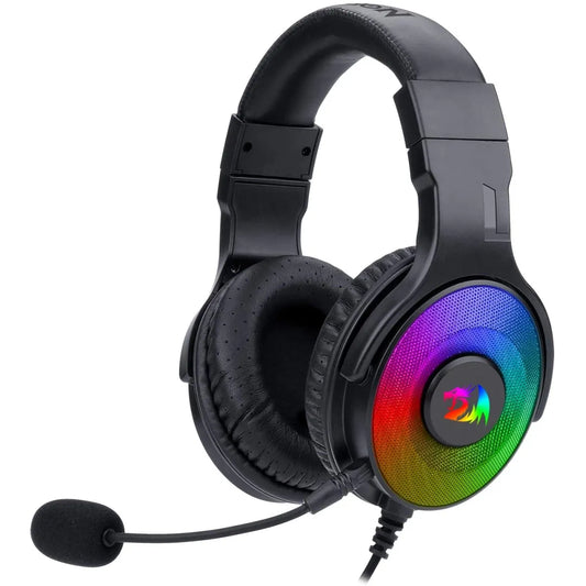 Redragon H350 RGB Wired Gaming Headset with Surround Sound – Black