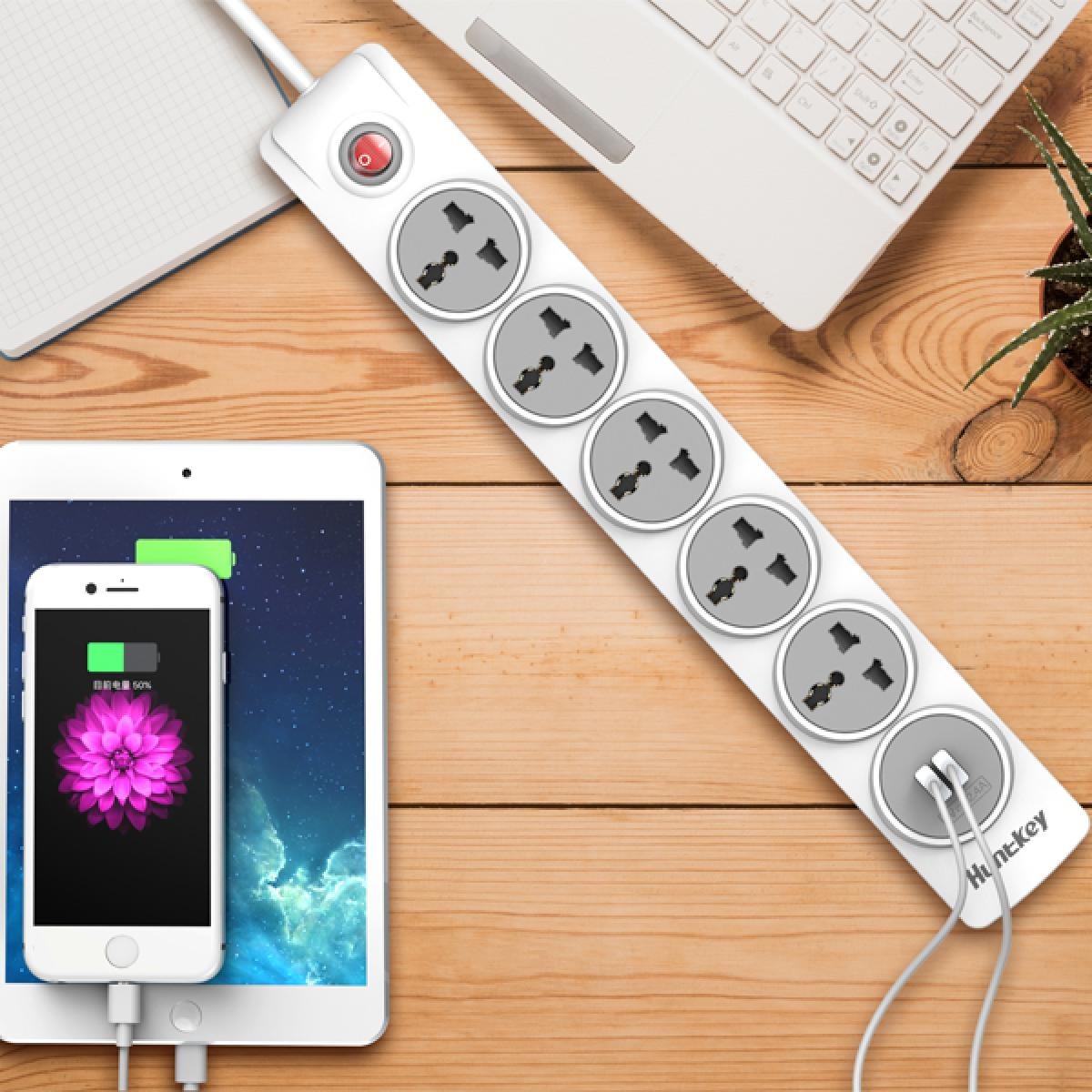 Power Strip 5 Outlets USB | Jordan Amman Irbid | Surge Protection