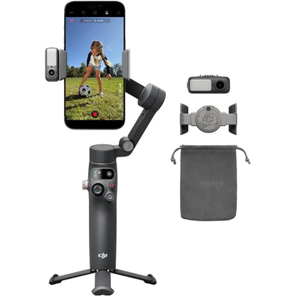 DJI Osmo Mobile 8 smartphone gimbal stabilizer with 3-axis stabilization 360-degree pan rotation smart tracking built-in extension rod and tripod at SAMMANPC Jordan