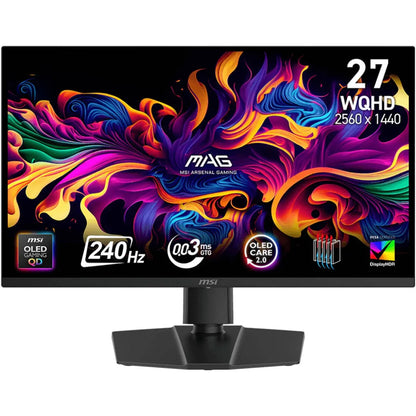 شاشة MSI MAG 273QP QD-OLED X24 مقاس 27 بوصة 2K 240Hz