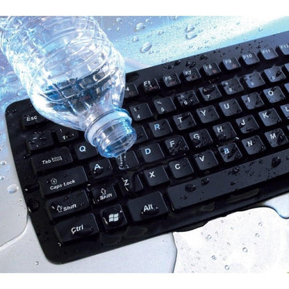 Waterproof Foldable Silicone Keyboard Full-Size USB Dustproof Flexible Design
