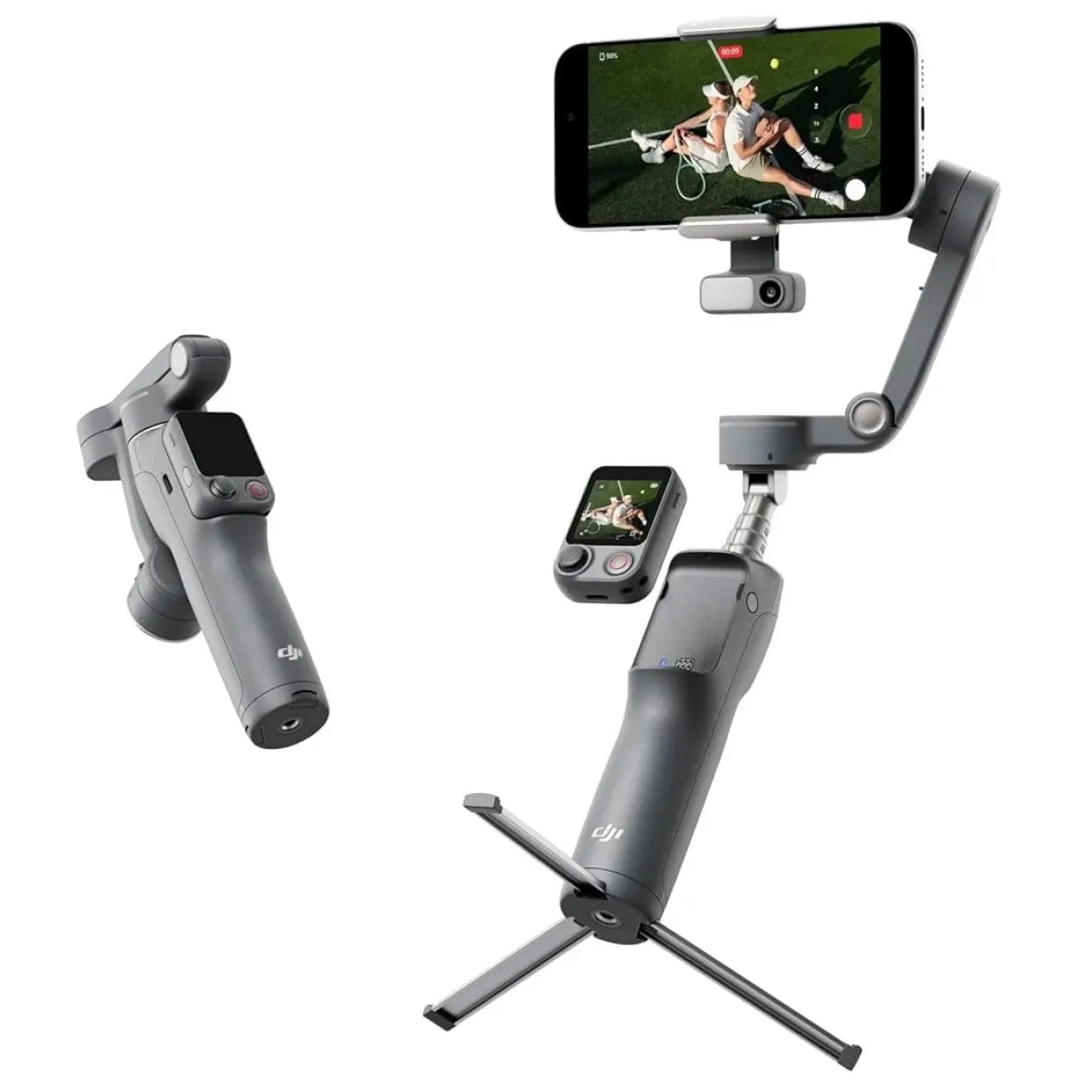 DJI Osmo Mobile 8P Advanced Tracking Combo smartphone gimbal with 360 degree pan and Osmo FrameTap touchscreen remote at SAMMANPC Jordan