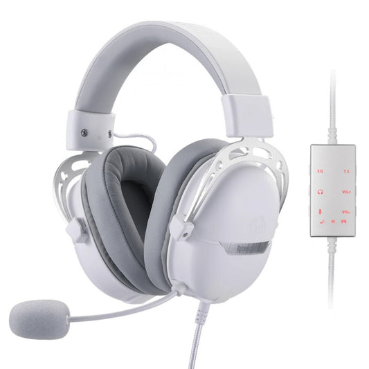 Redragon H376WG Aurora 7.1 Wired Gaming Headset – White