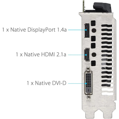 ASUS Dual GeForce RTX 3050 OC Edition 6GB GDDR6 Graphics Card