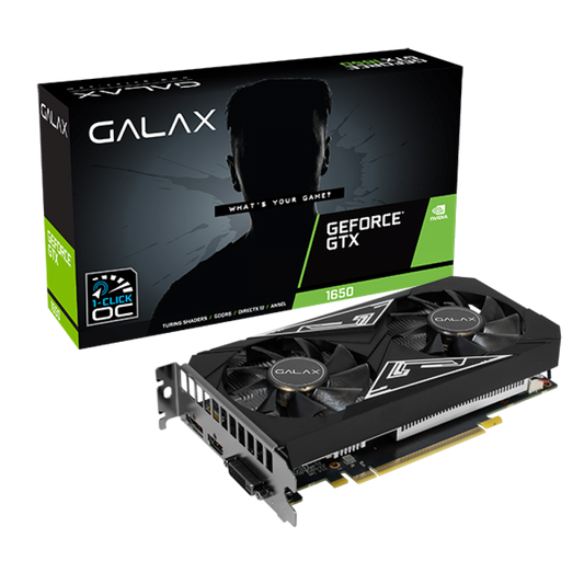 GALAX GeForce GTX 1650 EX PLUS 4GB GDDR6 (1-Click OC)