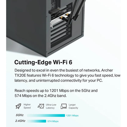 WiFi 6 PCIe Card AX1800 for Desktop PC