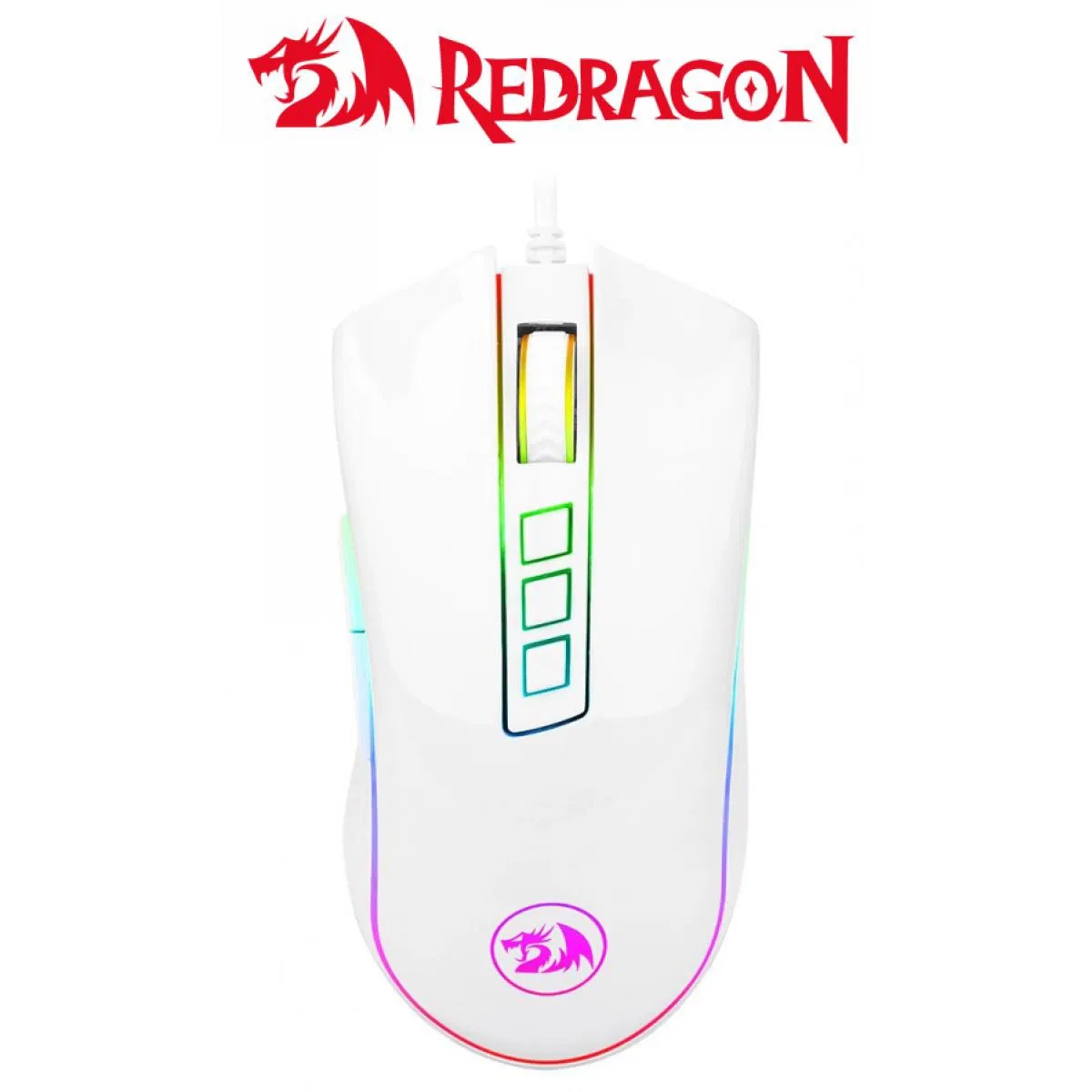 M711 Cobra RGB Gaming Mouse White 10000 DPI