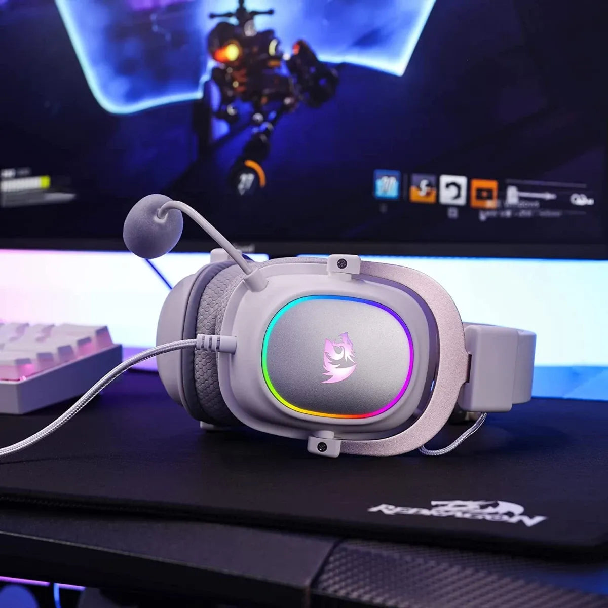 H510 Zeus-X RGB 7.1 Gaming Headset – White