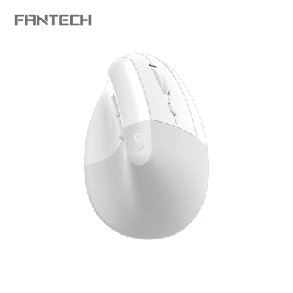 Fantech W195R GO COMFY Vertical Ergonomic Wireless & Bluetooth Mouse – White