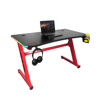 DE-08 Arena 50 Gaming Desk with Headset & Cup Holder