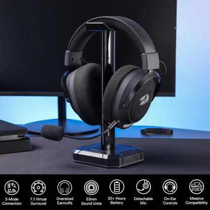 Redragon H858 3-Mode Wireless Gaming Headset 7.1 Surround