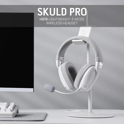 Redragon H878 3-Mode Wireless Blue Lighting Gaming Headset 7.1