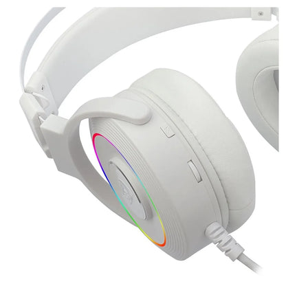 H320 Lamia 7.1 Gaming Headset with Stand – White