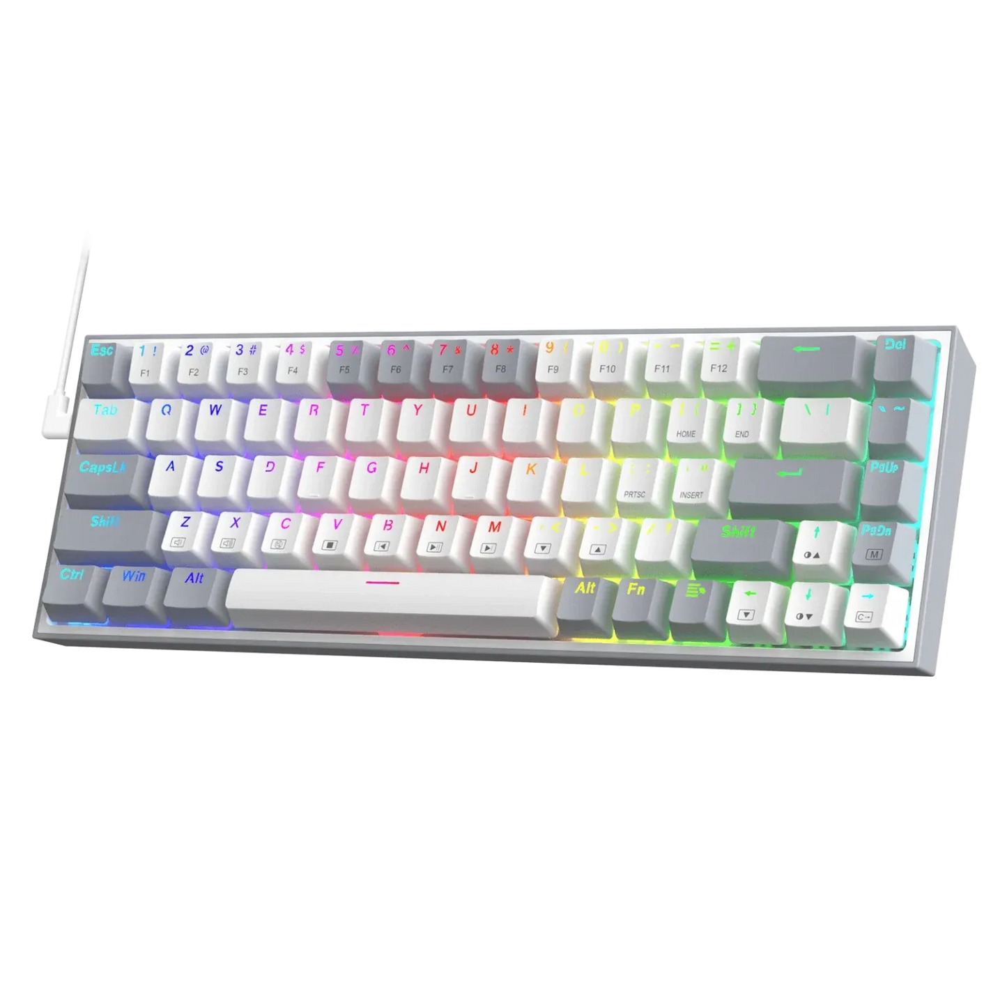 Castor K631 Grey 65% Wired RGB Mechanical Gaming Keyboard
