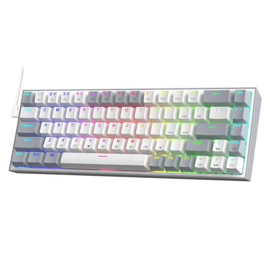 Castor K631 Grey 65% Wired RGB Mechanical Gaming Keyboard
